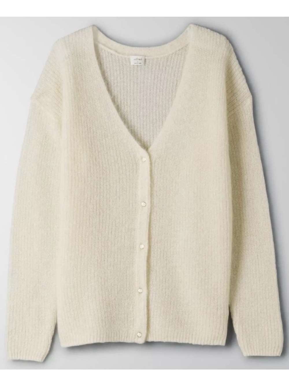 Aritzia Wilfred Front to Back Cardigan Cream Size Medium #74496